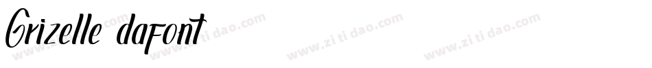 Grizelle (dafont)字体转换